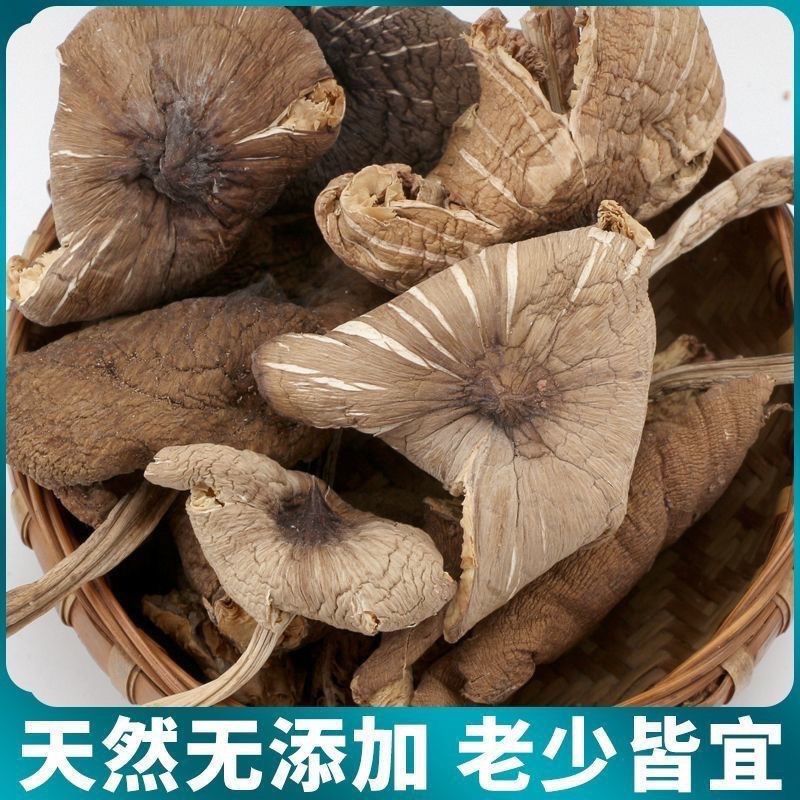 云南特产野生干鸡枞菌蘑菇煲汤荤炒素炒送礼美味食材当年新货包邮