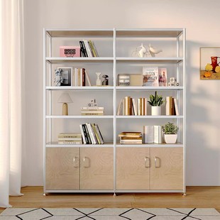 工业风铝型材货架仓库储物收纳会议室置物架工具箱陈列架书架