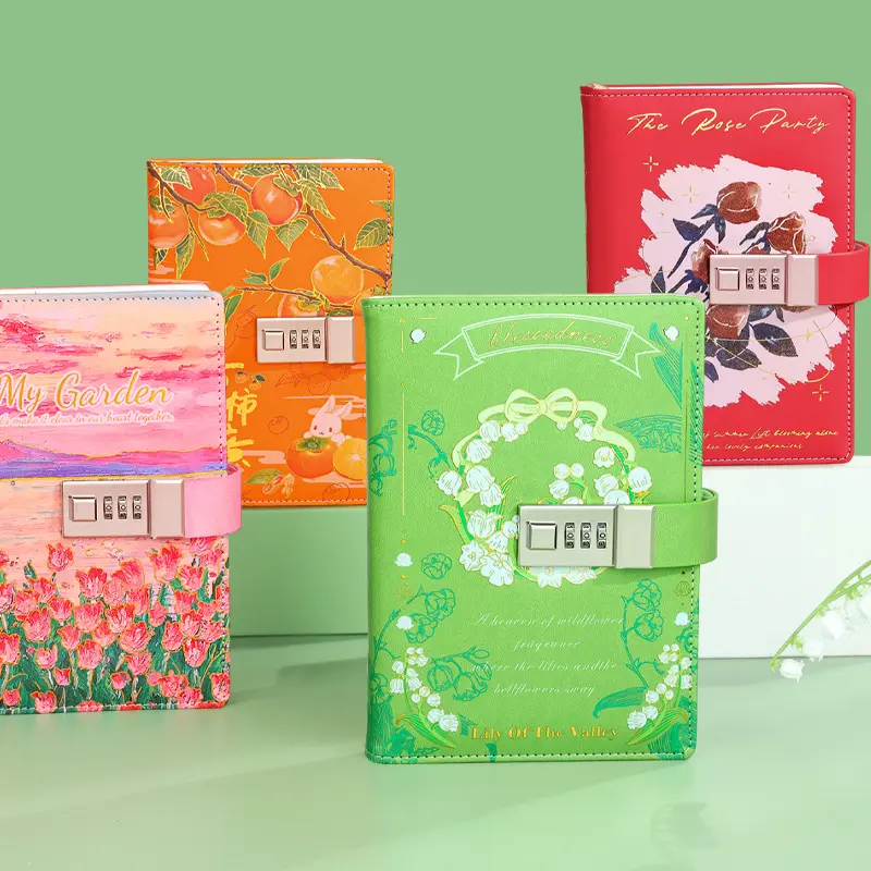 密码手账本礼盒装学生文具记事本精致男生女生日记本开学六一礼物