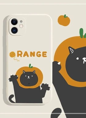 适用12pro6硅胶811磨砂软壳xr橘猫7plus