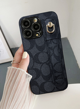 适用三星A15手机壳A05手腕带A14支架A12皮质GalaxyA13秋冬款A04s复古A03S定制A02S硅胶A01新年