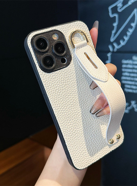 适用于OPPOReno13Pro手机壳reno13腕带Reno12支架13秋冬12懒人11荔枝纹11pro欧美12se便携pro+高级感PRO防摔