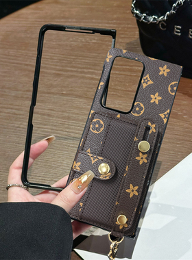 适用荣耀Magic Vs3手机壳折叠屏V2商务vs2插卡套Magic Vs腕带支架V3手绳小众便携magicV2典藏版男女防摔创意