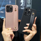 适用三星A53手机壳A60折叠腕带A73支架A74商务GalaxyA90秋冬款 A54便携A82小众A80S硅胶A70e新年高级感创意潮