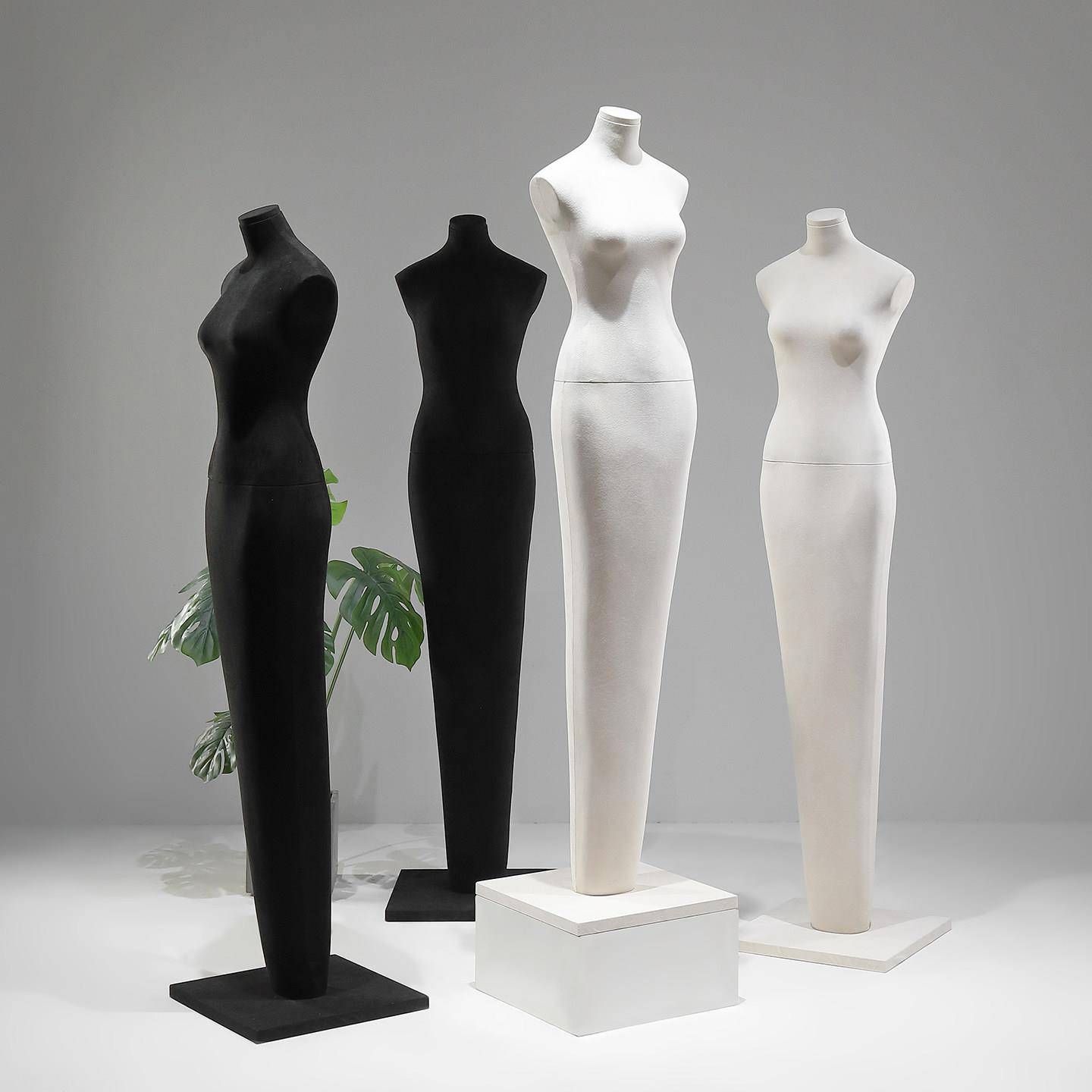 档服装店模特道具旗袍婚纱礼服专用展示架女装橱窗彷真人台模型