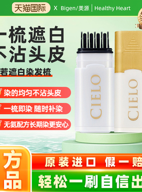 【双支装】日本Bigen美源cielo宣若美发染发笔一次性遮白发补色