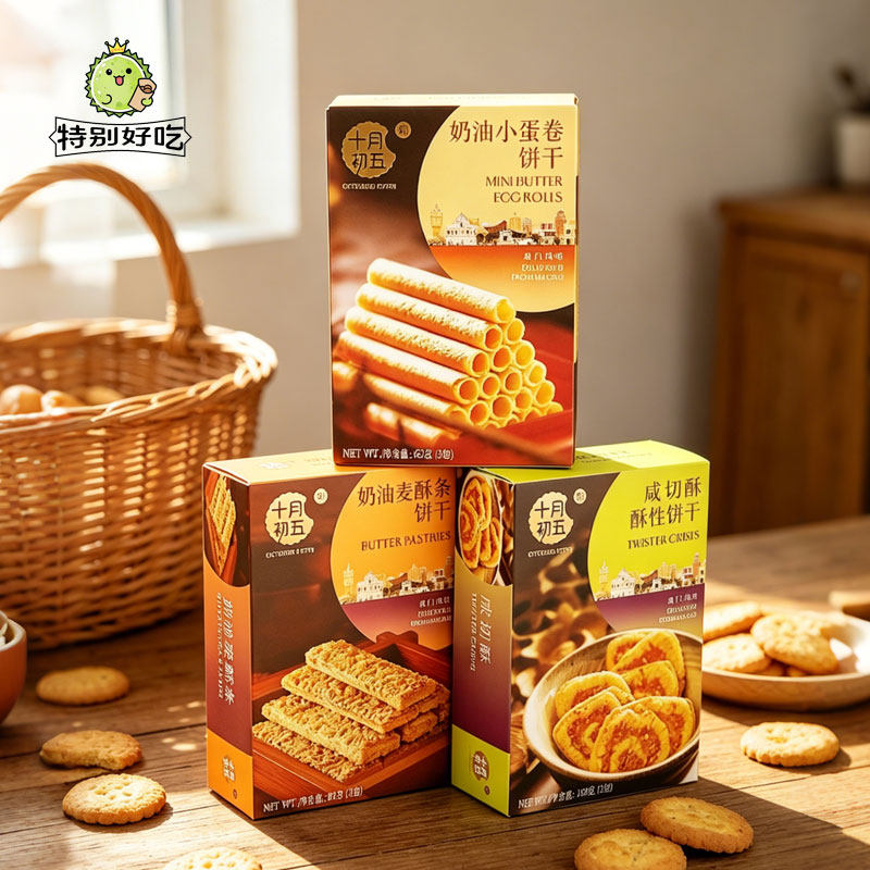 澳门十月初五糕点酥饼奶油小蛋卷杏仁饼椰蓉酥婚庆手信节日伴手礼