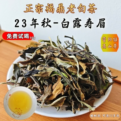 正宗福鼎白茶23年秋寿眉散茶