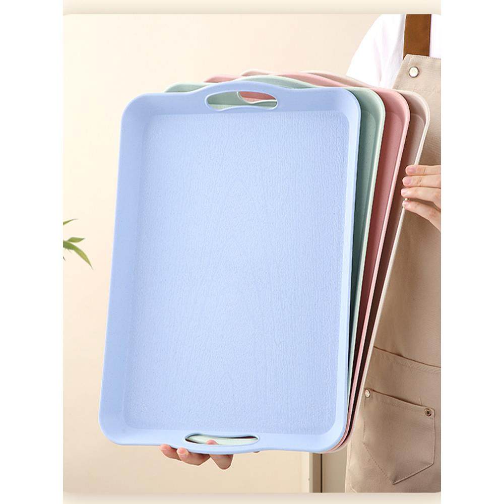 防滑餐盘塑料托盘长方形商用餐饮上菜端菜盘酒店水杯盘快餐盘大号,餐饮具,盘,淘宝优惠券,粉丝福利购,淘宝优惠卷