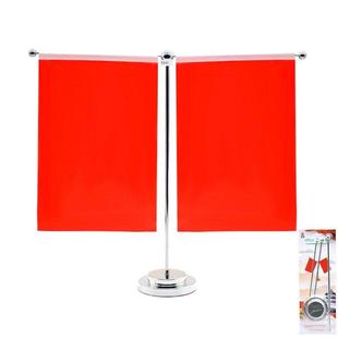 办公会议室布置T型中国中铁建桌旗台旗定制做旗帜企业公司logo旗