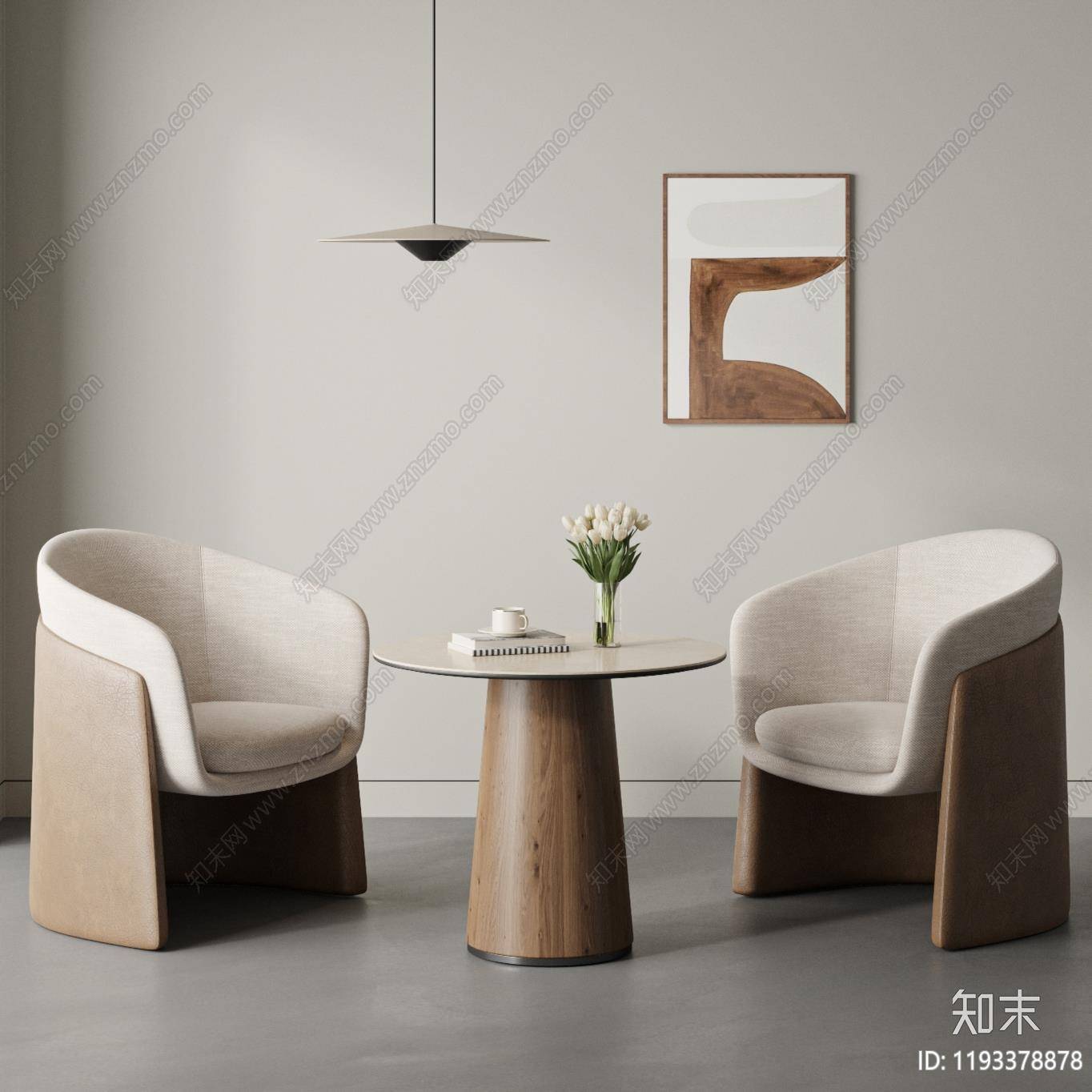 休闲单人沙发茶几组合休息区商务酒店会客区洽谈接待一桌两椅组合