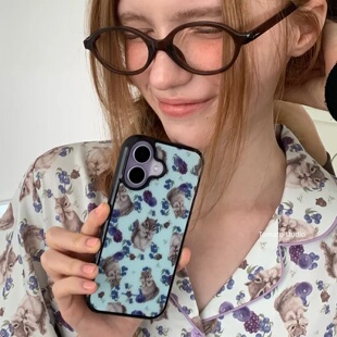 16promax 11手机壳Xsmax 韩系ins小众可爱松鼠吃蓝莓手机套适用iphone17保护套苹果17propromax