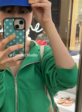 韩国ins个性复古艺术波点欧尼同款苹果17promax保护套iPhone17/16/15/14/13/12全包边11手机壳Xsmax黑新16e