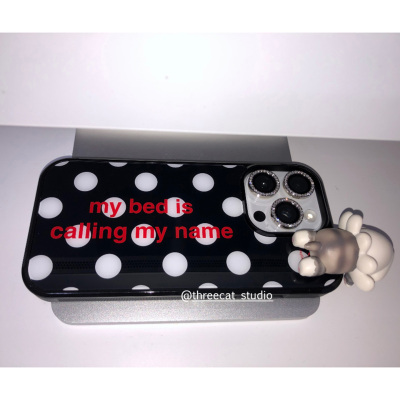 mybed英文波点17pro手机壳
