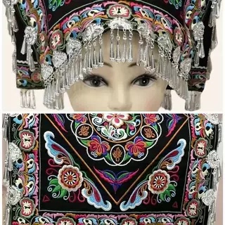 贵州少数民族头饰帽子舞台饰品