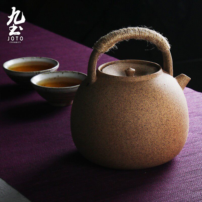九土日式陶泥煮h茶壶耐热养身烧水壶明火茶壶电陶炉家用煮水壶泡