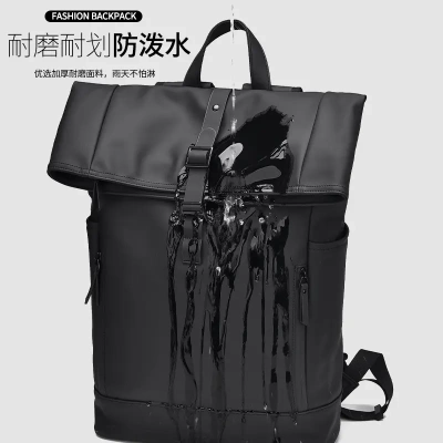 新款商务男士高级感男款大容量休闲电脑包上班通勤旅行背包