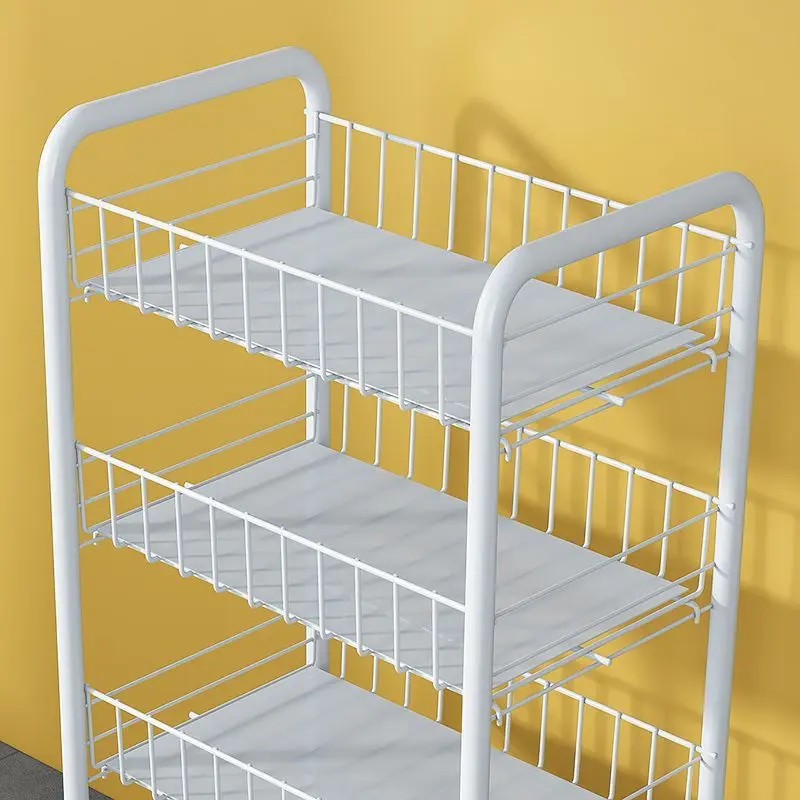 小推车置物架厨房架子蔬菜篮子移动宿舍收纳架储物架落地多层