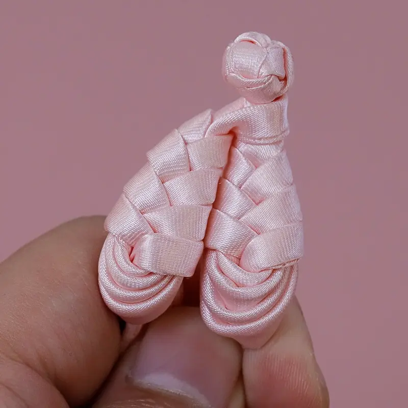 长尾流苏琵琶盘扣旗袍裙压襟一字纽扣复古中式民族服装扣装饰