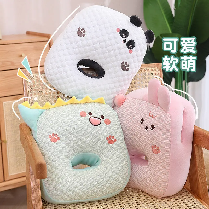夏季冰豆豆午睡枕趴枕学生靠垫午休护颈枕抱枕女生可爱办公室午休