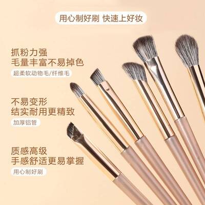 LMLTOP半扇鼻影刷单支装SY620-3软毛长杆眼影腮红散粉刷化妆工具