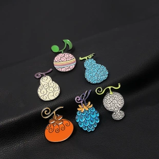 白胡子恶魔果实胸针多弗朗明哥线线震震果实卡通金属