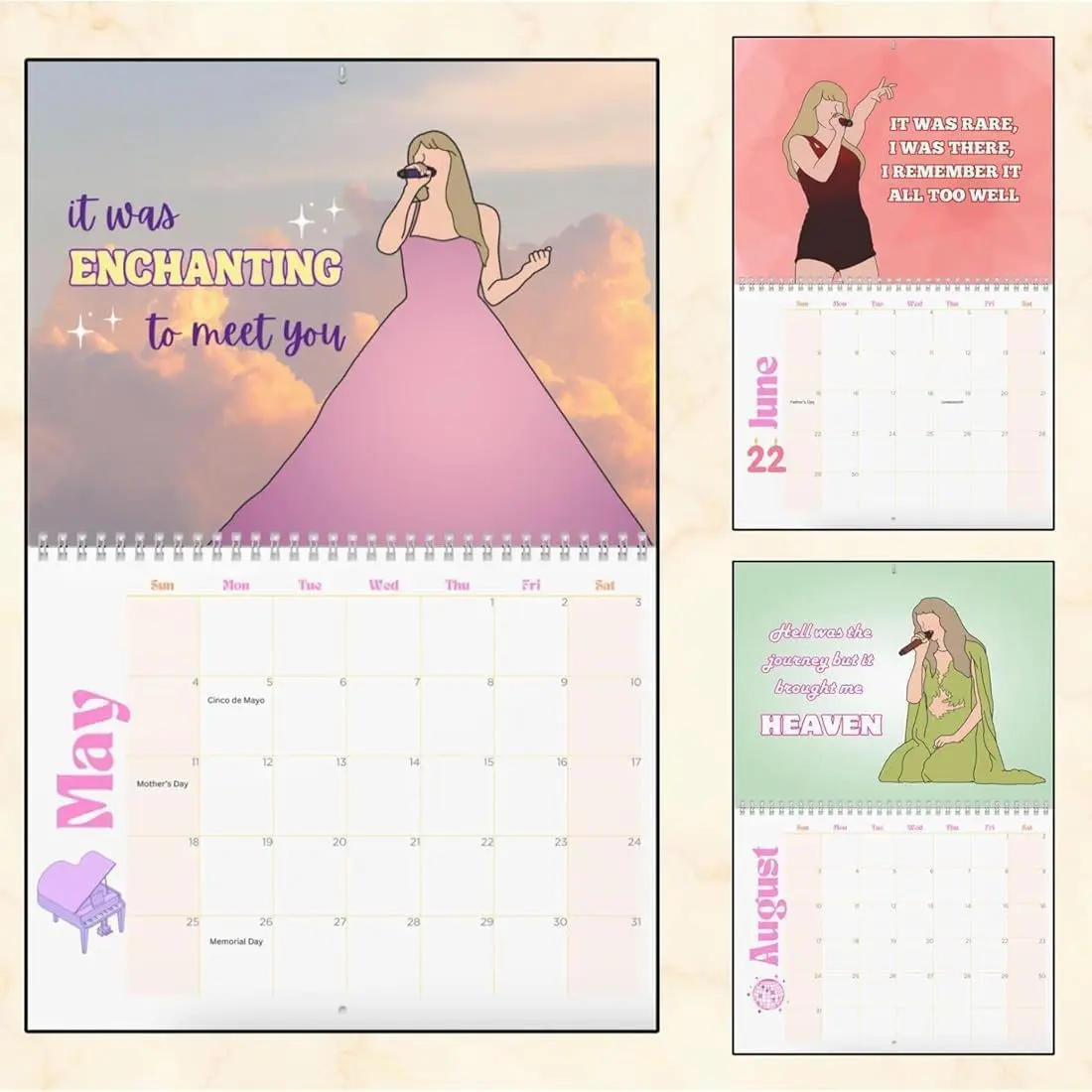 h drawn t swift alendar 2025手绘音词巡演