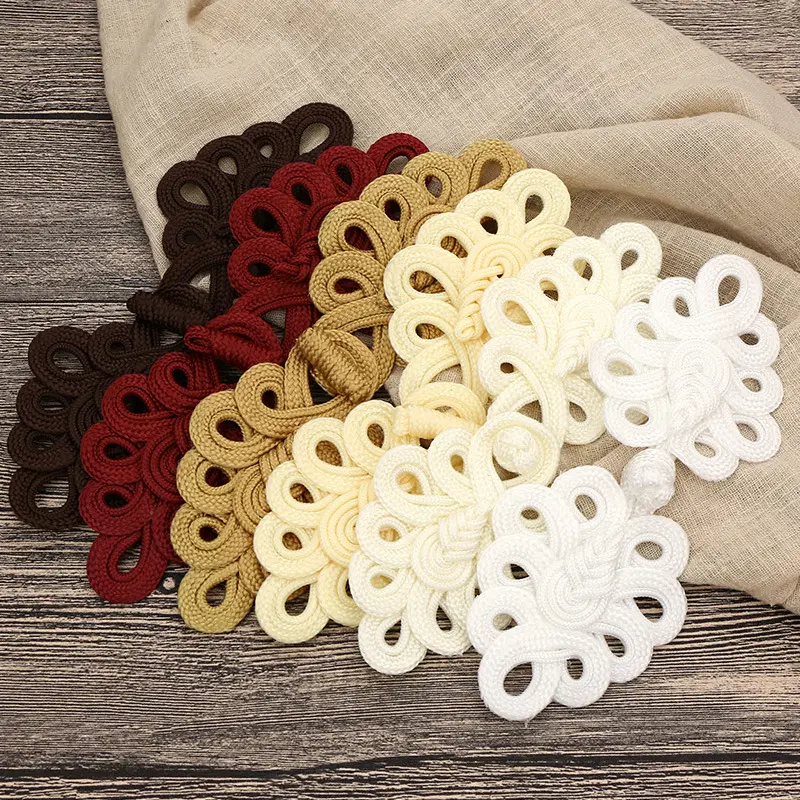 盘扣扣子旗袍纽扣大号手工编织九叶琵琶中式唐装衣服窗帘花扣