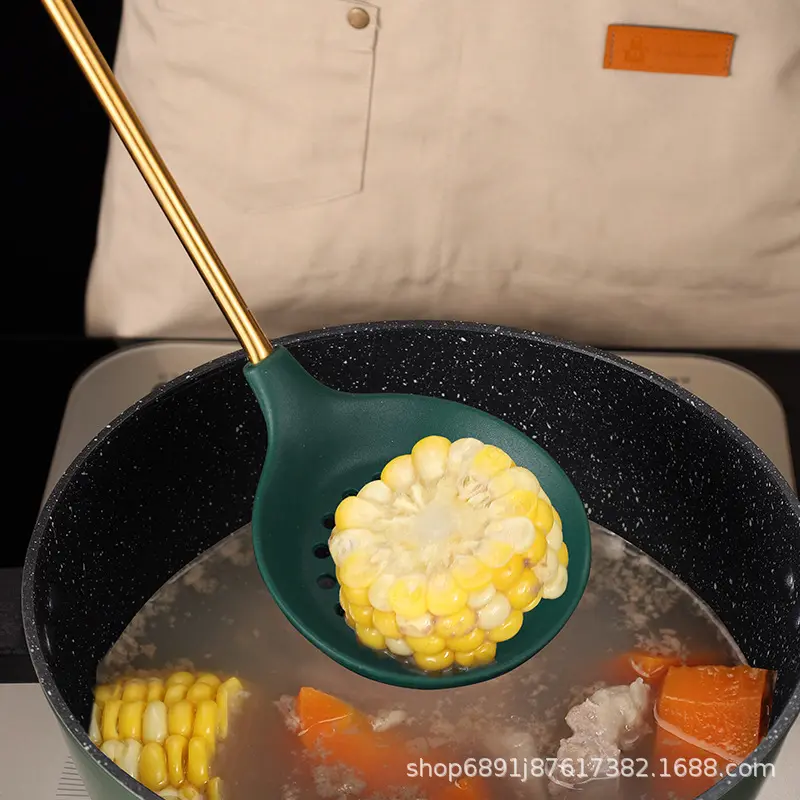 硅胶厨具套装炒铲锅铲饭勺煎铲烹饪漏勺汤勺家用厨房炒菜铲