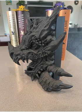 爆款商品 树脂工艺品 龙  美式居家装饰魔龙书靠小摆件