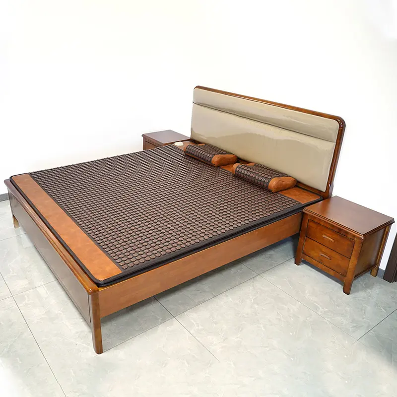 托玛琳加热家居用品远红外线双温双控枕头坐垫套装玉石床垫