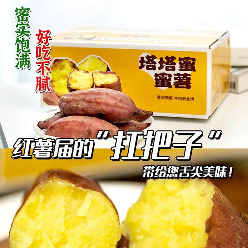 云南塔塔蜜薯高原产地直销新鲜地瓜番薯日本种源农家金瑶甜糯红薯