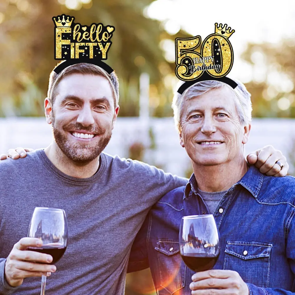 40岁生日发箍 生日装饰趣味拍照道具18 50岁生日聚会拍照头饰