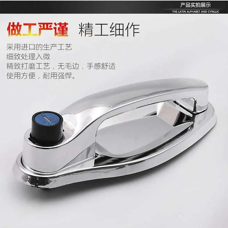 篷车电动三轮车 四轮车门拉手 半棚车封闭四轮车外门锁门把手门锁