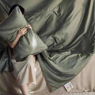 A类母婴高端LF奥地利兰精天丝超细旦夏被四件套桑蚕丝夏凉被床笠