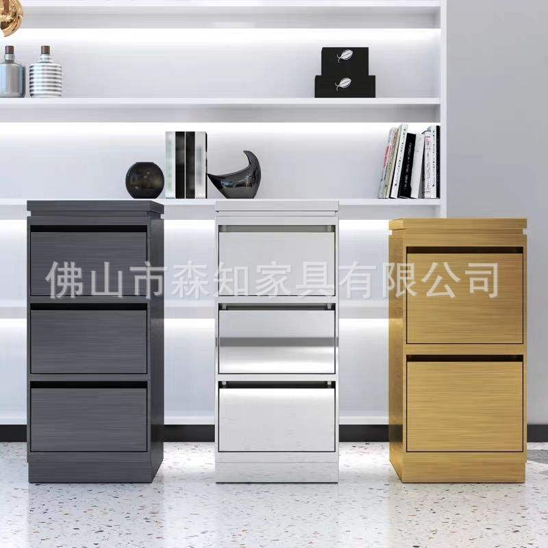 新款网红理发店工具柜不锈钢美发店柜子发廊专用防指纹收纳储物柜