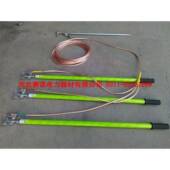 接地线1M×4根 1型0.4kv三相合相式 3.5M铝排型平口接电夹殿力