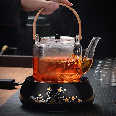 无声无风扇超静音电陶炉煮茶迷你小型电磁家用玻璃铁壶泡茶炉