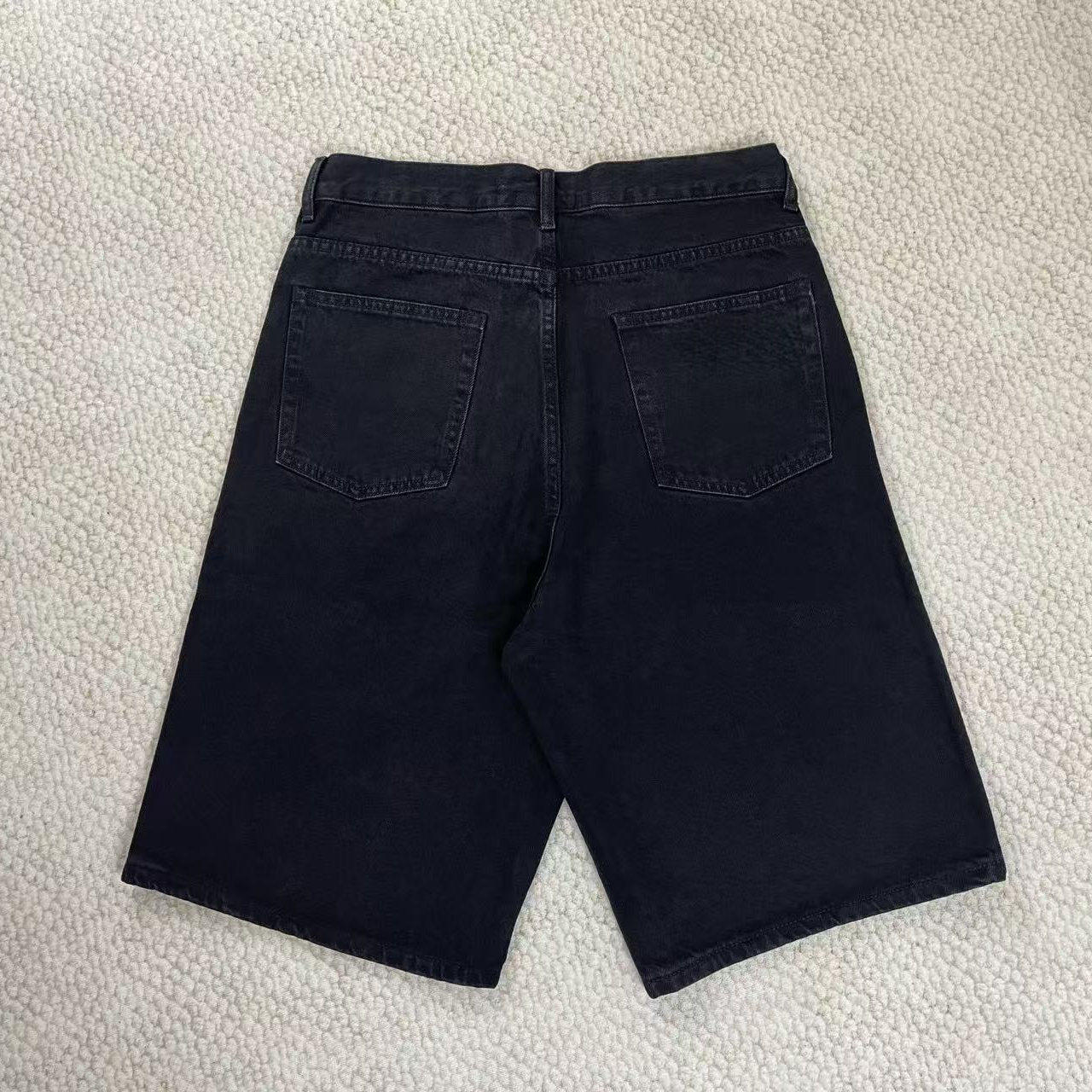 thumbnail for Tiger custom S-style two-tone fat shorts jorts denim shorts