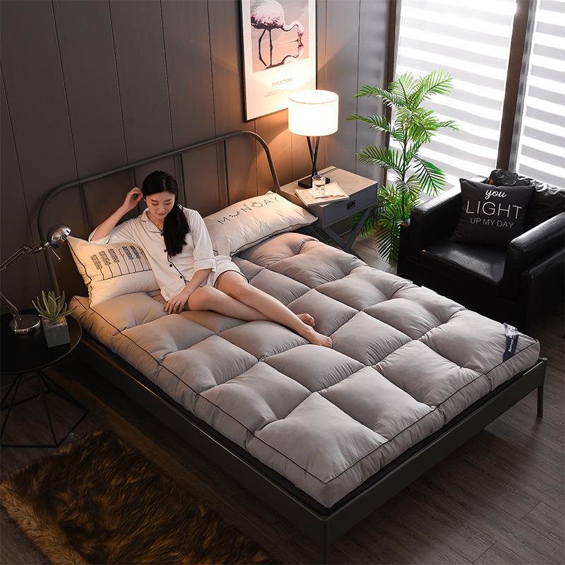 直销加厚立体磨毛羽丝绒床垫学生宿舍单人双人可折叠榻榻床褥