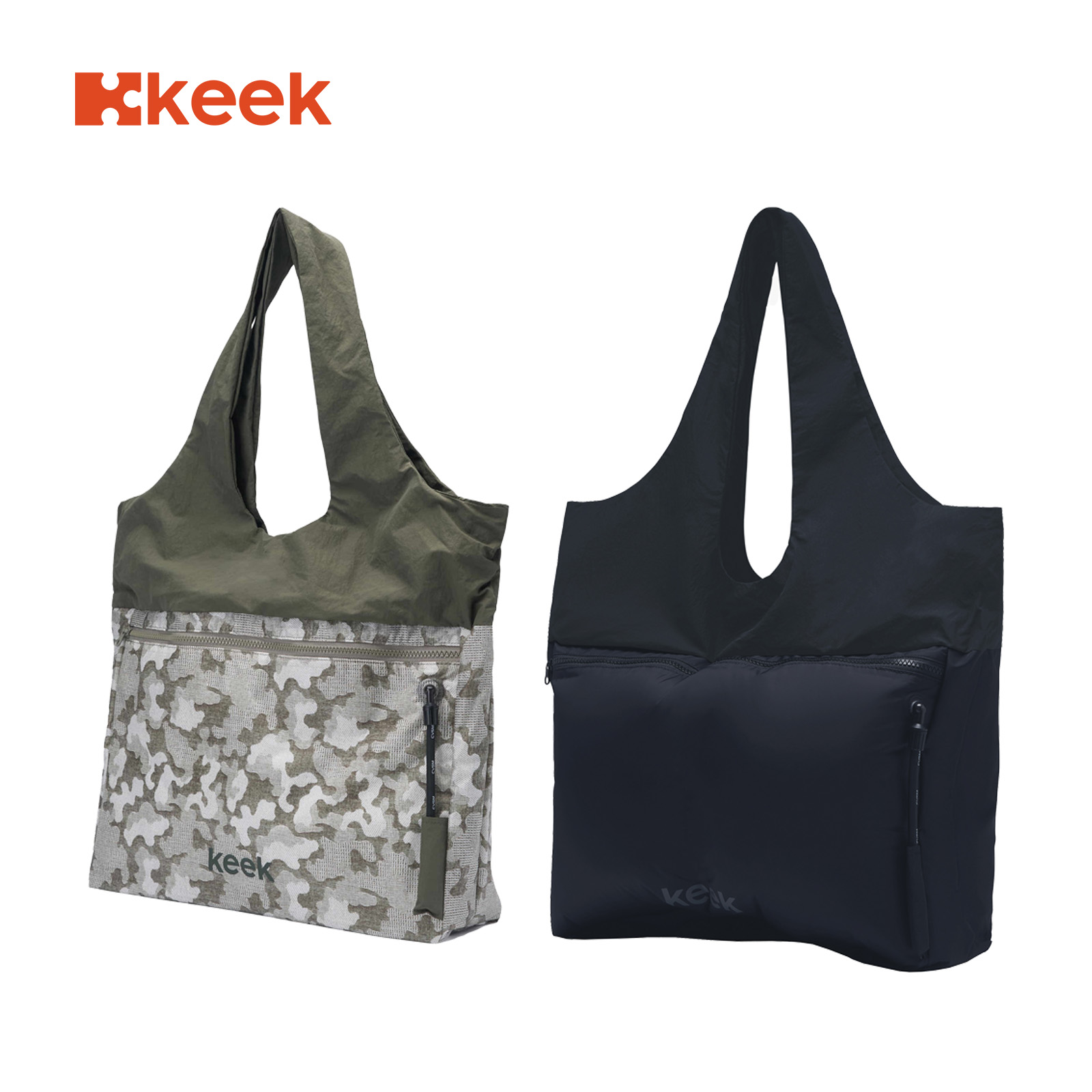 keek充气式双面多功能手提单肩包