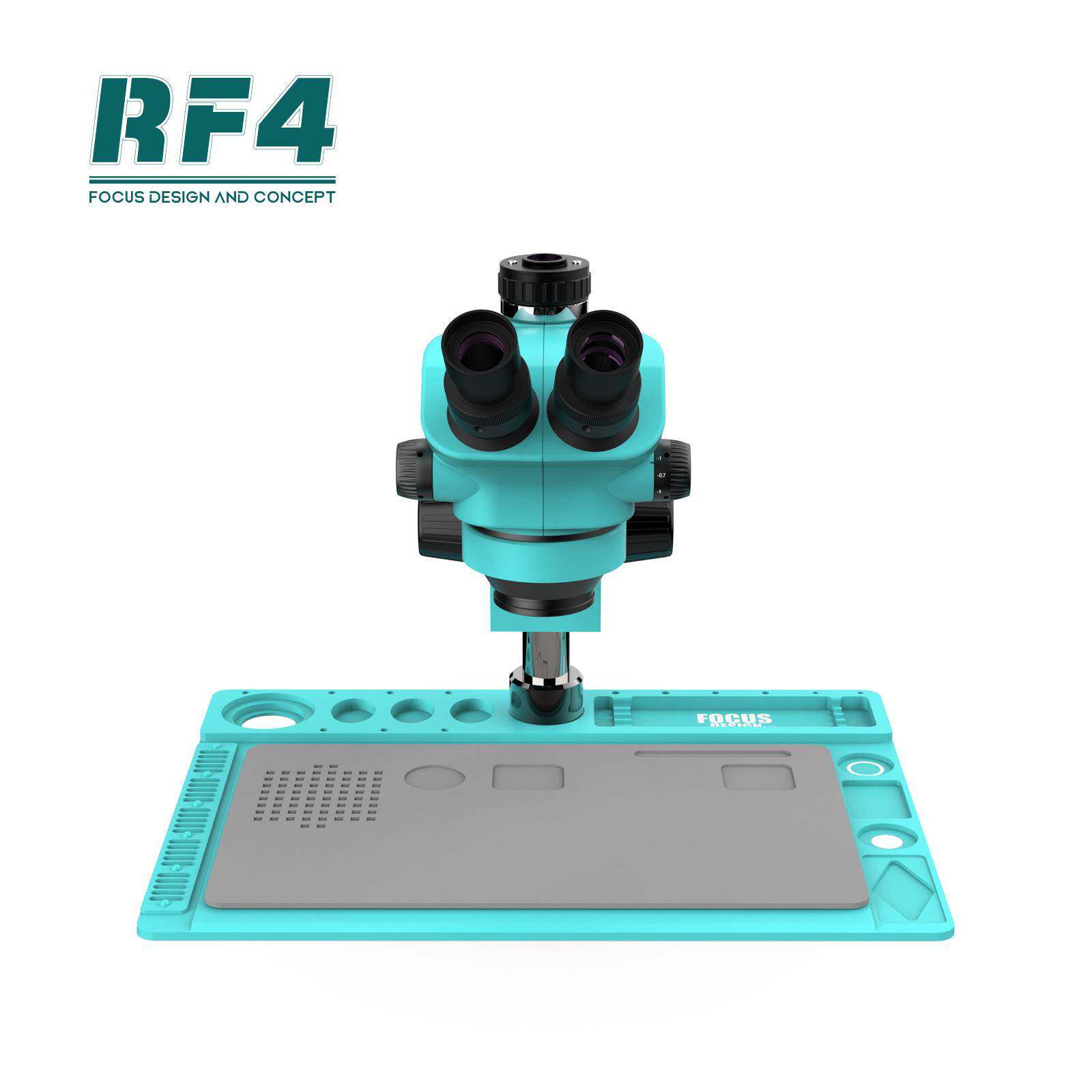 RF4高清双目体视连续变倍显微镜7-50X倍工业检测维修用显微镜