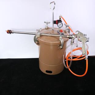 彩钢瓦翻新77加长杆气动喷漆枪水包水乳胶漆水性漆包砂彩钢漆喷枪