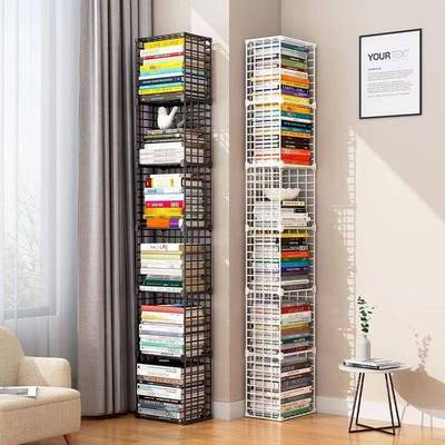 书架桌面收纳落地学生铁艺小型矮多层窄小宿舍好物富之富之云