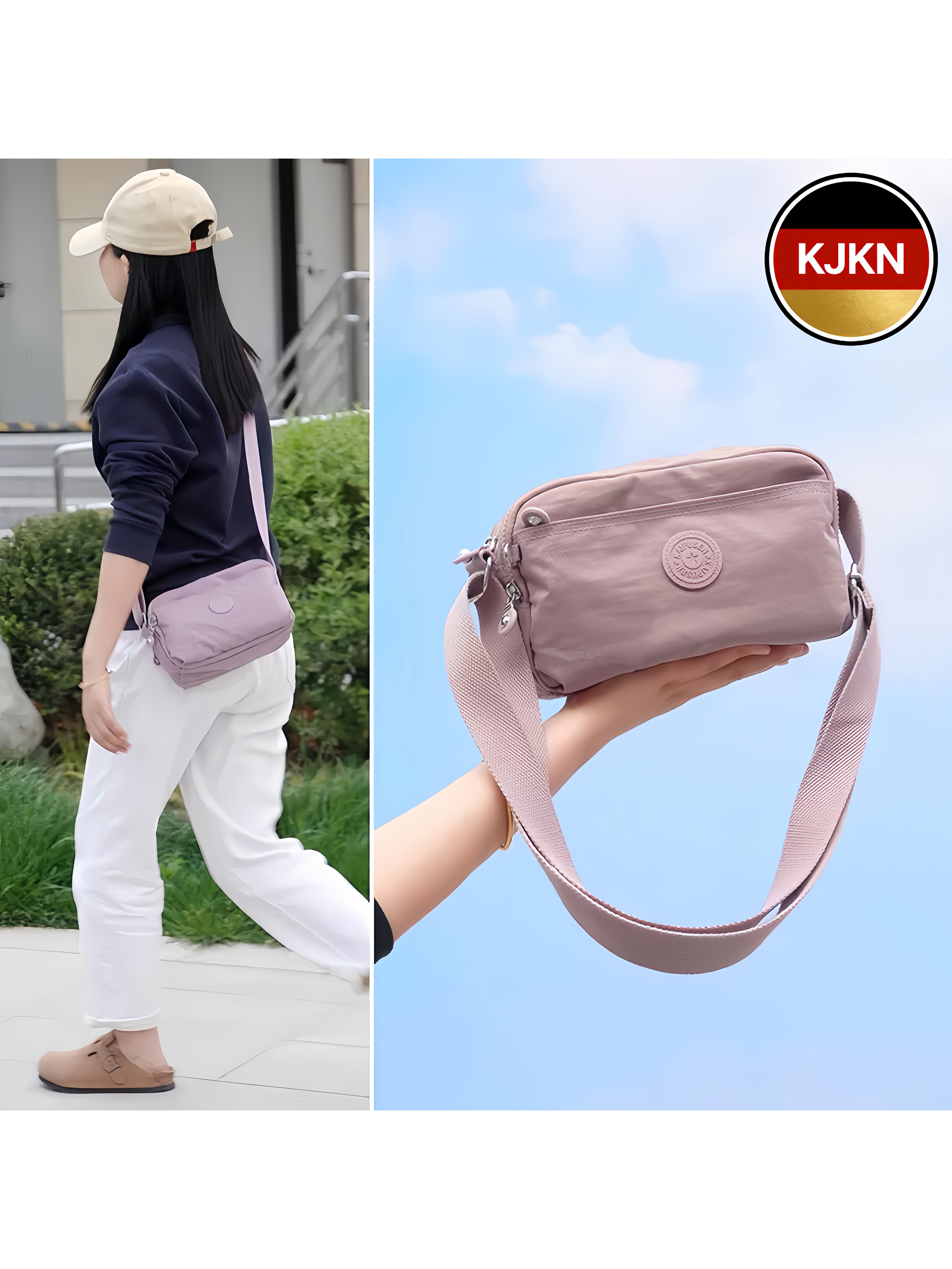 KJKN Çoxqatlı Su Keçirməyən Çarpaz Çanta
