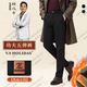 冬男加绒加厚保暖休闲裤 V．SHOLIDAY功夫五弹裤 杰出三代 W101