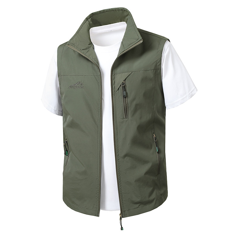 户外速干马甲男多口袋旅游登山服徒步跑步坎肩透气速干背心立领,户外/登山/野营/旅行用品,速干背心,淘宝优惠券,粉丝福利购,淘宝优惠卷