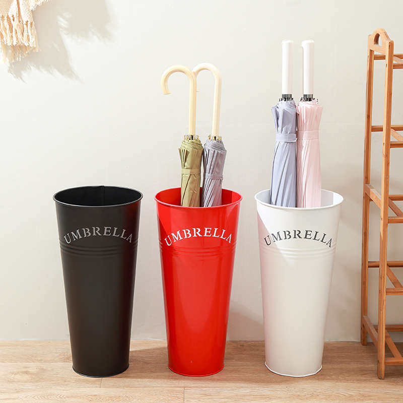 雨伞桶家用 欧式现代时尚简约家居铁艺办公雨伞架 创意雨伞收纳桶