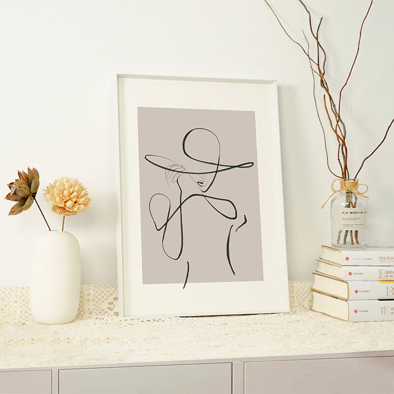 上海铝合金画框a3白色相框30寸金属框架L窄边定制装裱画框任意尺