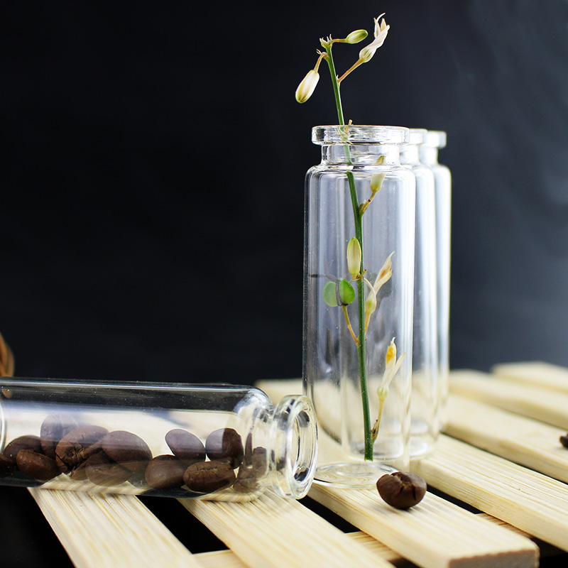 包邮50只空瓶子水培植物绿萝装饰D玻璃瓶观察容器小清新吊瓶不带